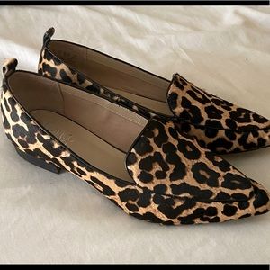 Leopard loafers EUC